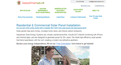 Desktop Screenshot of kasselmansolar.com